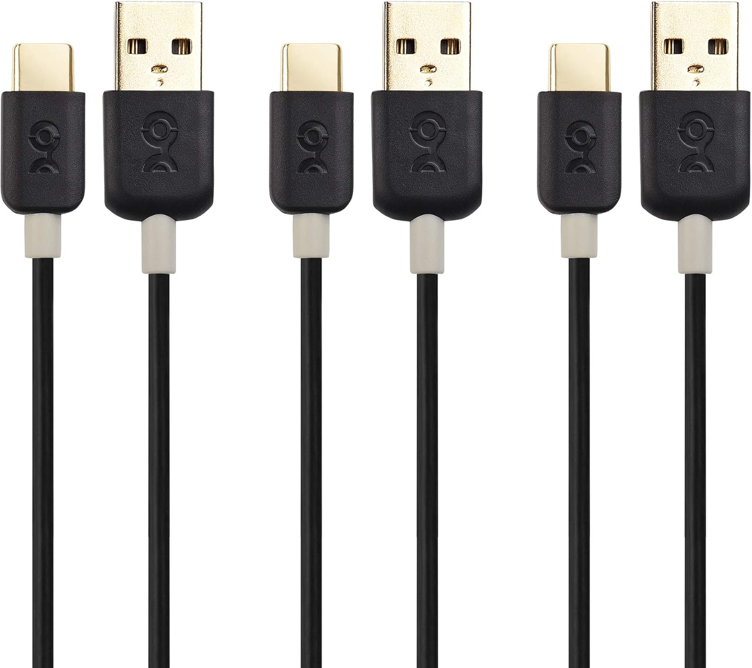 Amazon.com: Cable Matters 3-Pack USB to USB C Charging Cable 3.3 ft with 3A Fast Charging in Black for iPhone 16/15, Samsung Galaxy S23 Ultra, S23, S22, Note 20, LG G8, Google Pixel 7a, iPad Pro, Nintendo Switch : Electronics