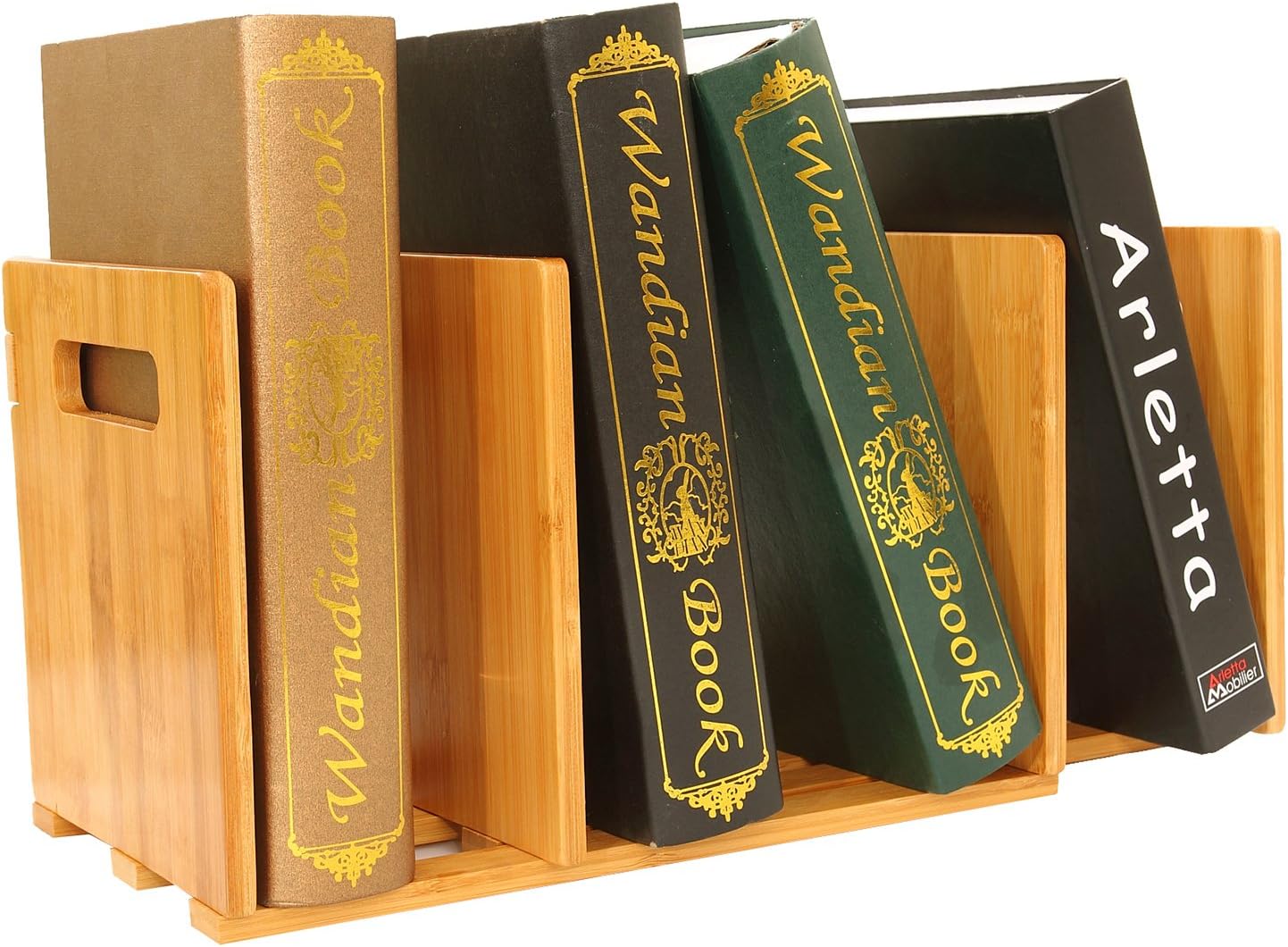 Amazon.com : Bamboo Desk Organizer for Office/Home, Expandable and Adjustable Bookshelf : Office Products