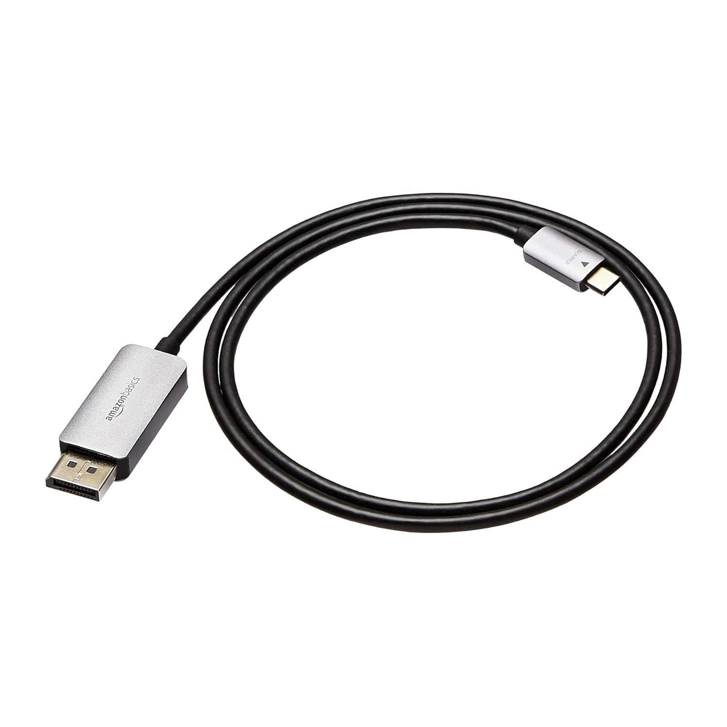 Amazon.com: Amazon Basics Aluminum Uni-Directional USB-C (Source) to DisplayPort (Display) Cable - 3-Foot : Electronics