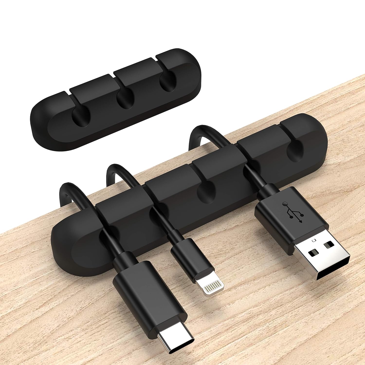 Amazon.com: INCHOR Cord Organizer, Cable Clips Cord Holder, Cable Management USB Cable Power Wire Cord Clips, 2 Packs Cable Organizers for Car Home and Office (5, 3 Slots) : Electronics
