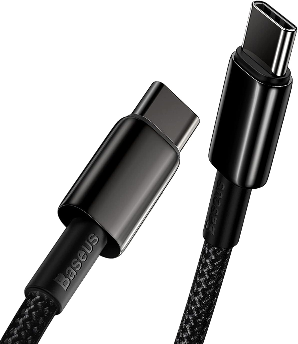 Amazon.com: Baseus USB C Cable, 100W PD 5A QC 4.0 Fast Charging USBC to USBC Cable, Zinc Alloy Nylon Braided Type C Charger Cord for iPhone 17 16 Pro Plus Pro Max, MacBook, iPad/mini, Samsung S23/S22+ : Electronics