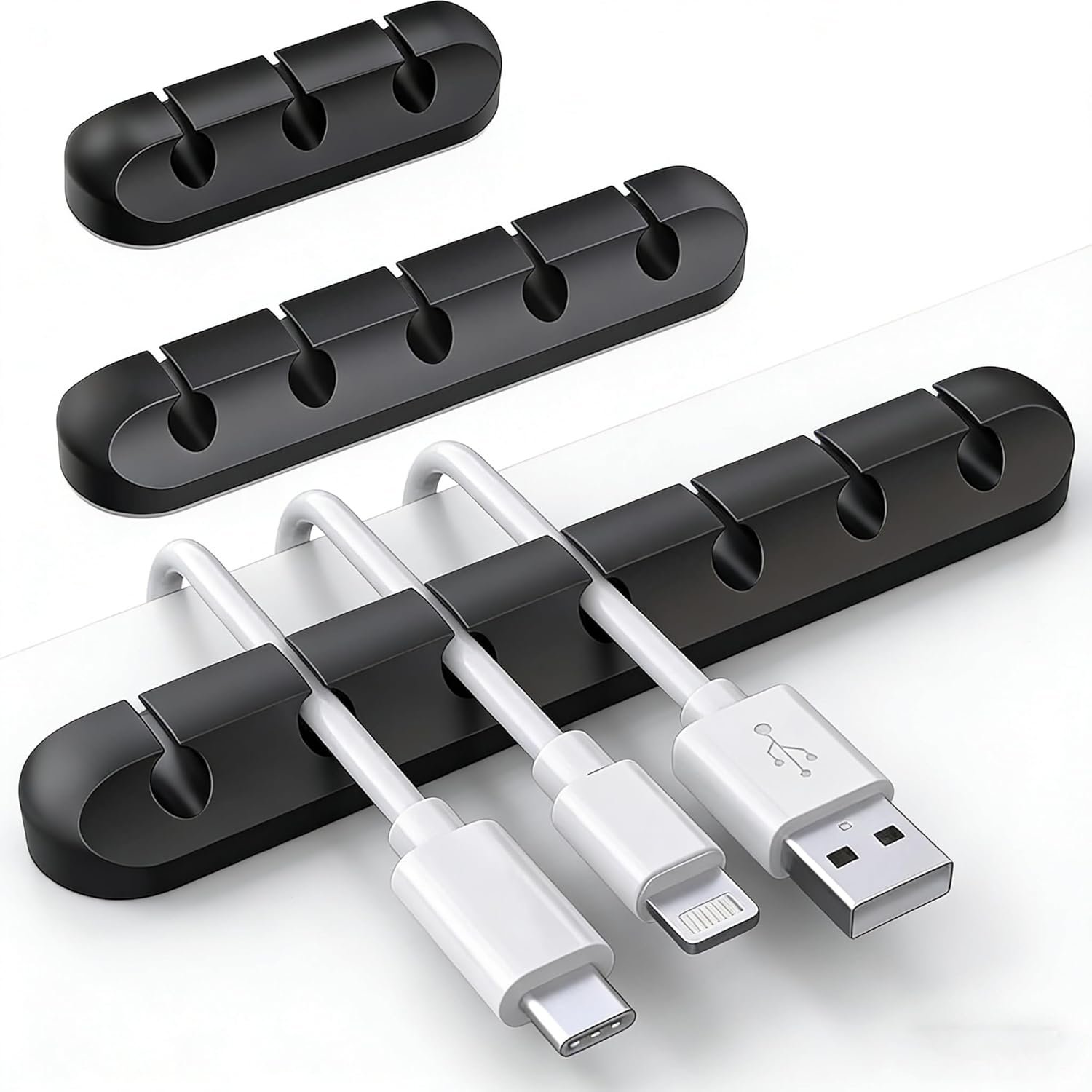 Amazon.com: Cable Holder Clip, 7-Hole Data Cable Desktop Organizer for Desktop USB Charging Cable : Tools & Home Improvement